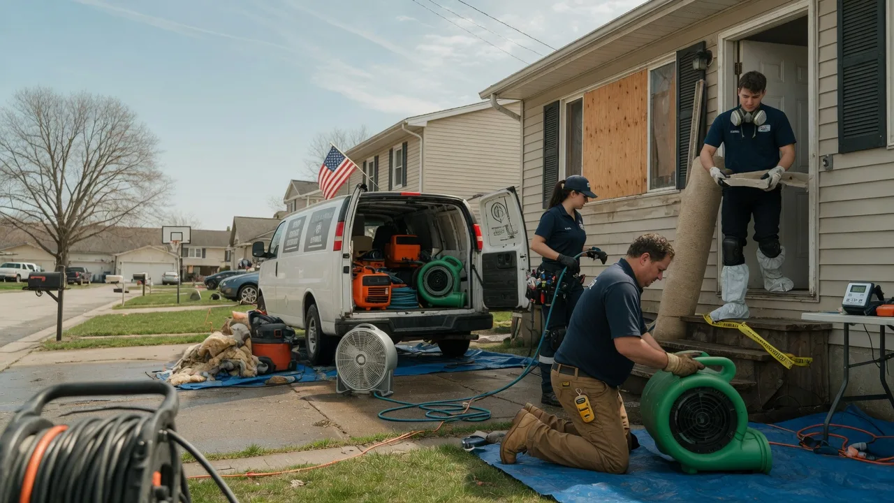 Water Damage Restoration in Closplint, KY near me